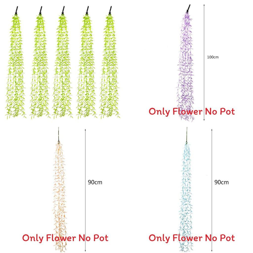 Salix Babylonica Artificial Wall Plants With Flexible Twigs For Home Decor And Event Display