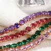 Stylish Stylish Zircon Crystal Cubic Zirconia Tennis Women Bracelets Gold Color Color Chain Shiny Charm Bracelets Armbanden Voor Vrouwen Bijou