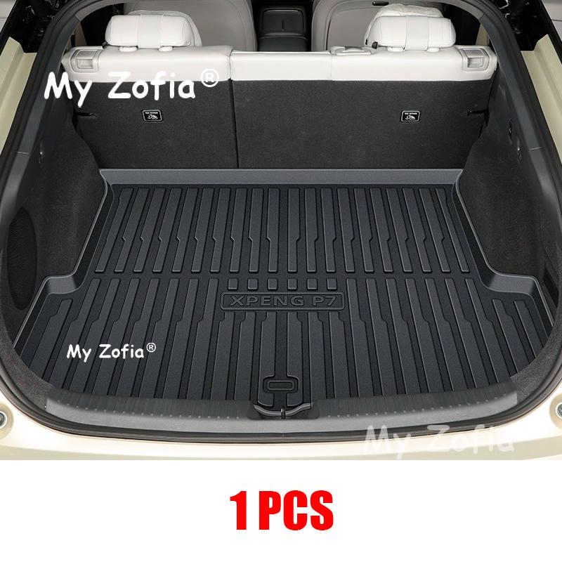 For XPeng P7 2025 2026 Car TPE Trunk Mats Cargo Liner Custom Fit Waterproof Cargo Mats Front Trunk pad Modification Accessories