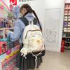 High-value cute primary school student spine care schoolbag female junior high school girl high school student backpack burden reduction