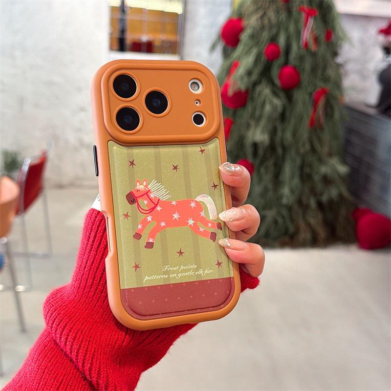 

Vintage Stripes & Stars Pony Case for iPhone 17/16 Pro Max/15/14 – Premium Feel iPhone 16 Pro Max