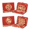 3D Popup Chinese New Year Card 2025 Year of the Snake Greeting Card with Envelope Handmade Present for Spring Festival