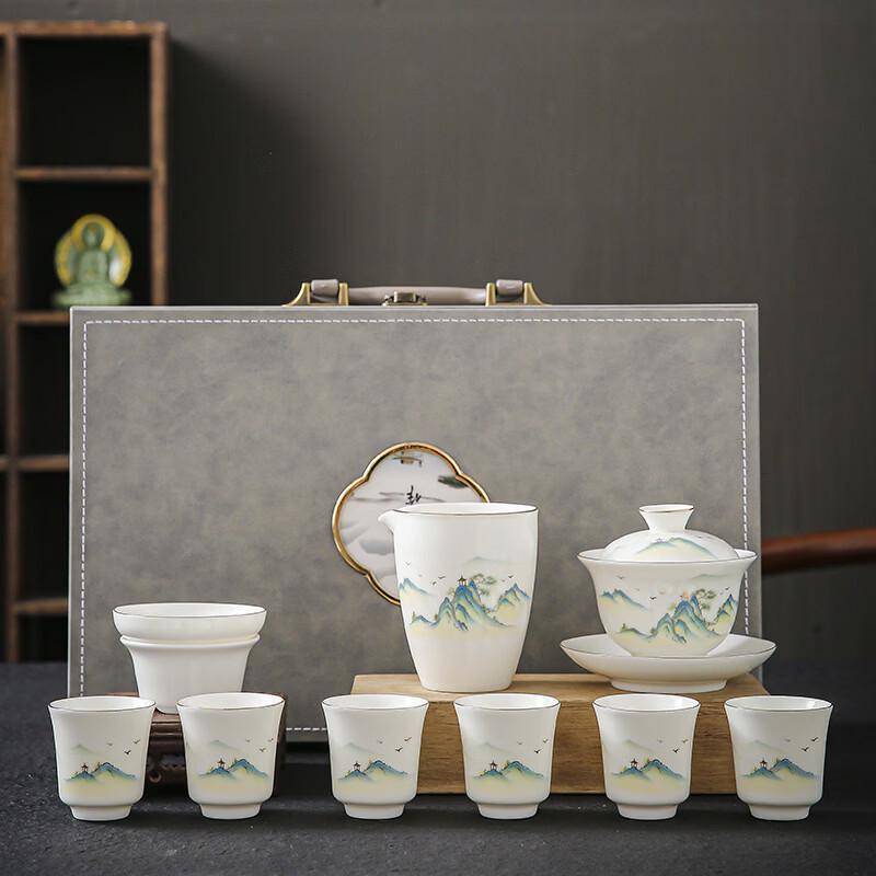 Dehua White Porcelain Kung Fu Tea Set