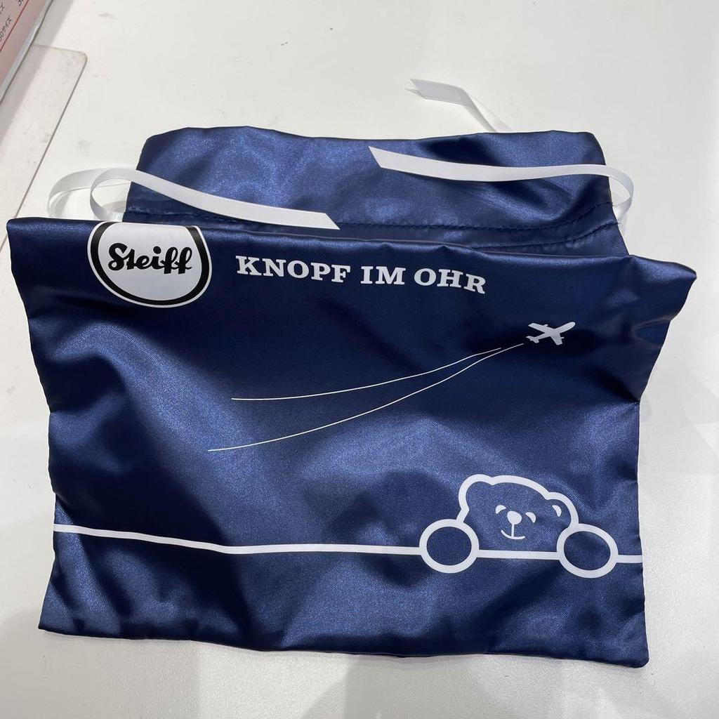 [USED] ANA Cabin Attendant Steiff Teddy Bear