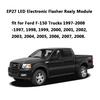 EP27 LED Flasher Relay 5 Pin Fit for 1997-2008 Ford F150 | 1997-2010 Super Duty F250-F550 | 1995-2011 Ranger | LED Electronic Turn Signal & Hazard