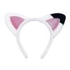 Plush Cat Ear Headband for Cosplay and Halloween