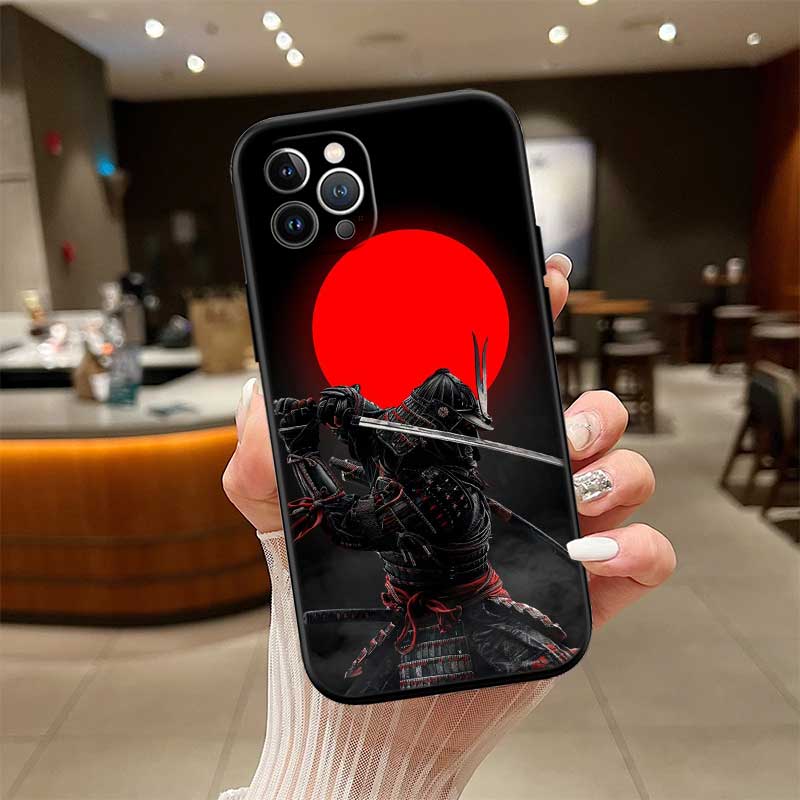 

NH34 Japan Samurai Mask Phone Case for Samsung Galaxy S20 S21 S22 Ultra FE + Plus A21S A22 A24 A25 A26 A30 A30S A31 Galaxy A21s