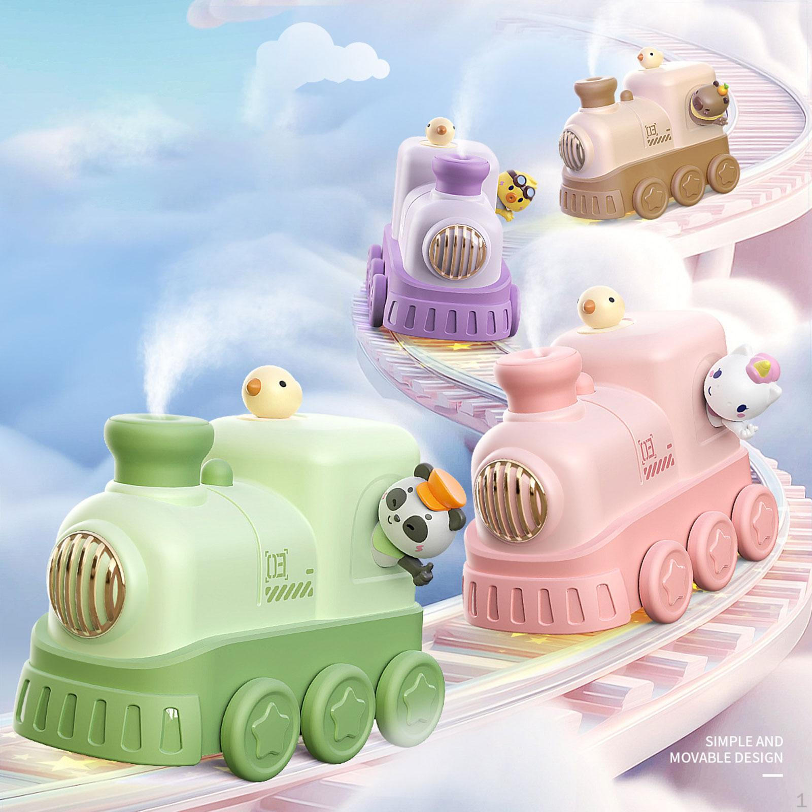 

Train Humidifier Mist Diffuser Quiet, Home Decoration, Large Capacity, with Night Light фиолетовый