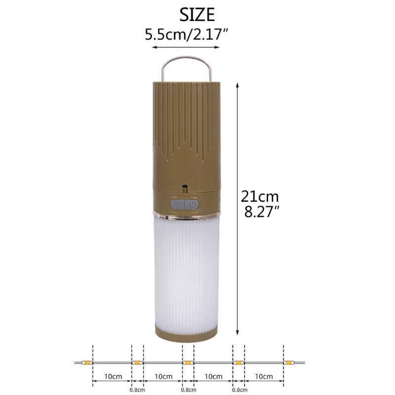 Waterproof Portable Tent Light LED Color String Light Camping Lanterns Light Flashlight Camping String Light Power Banks