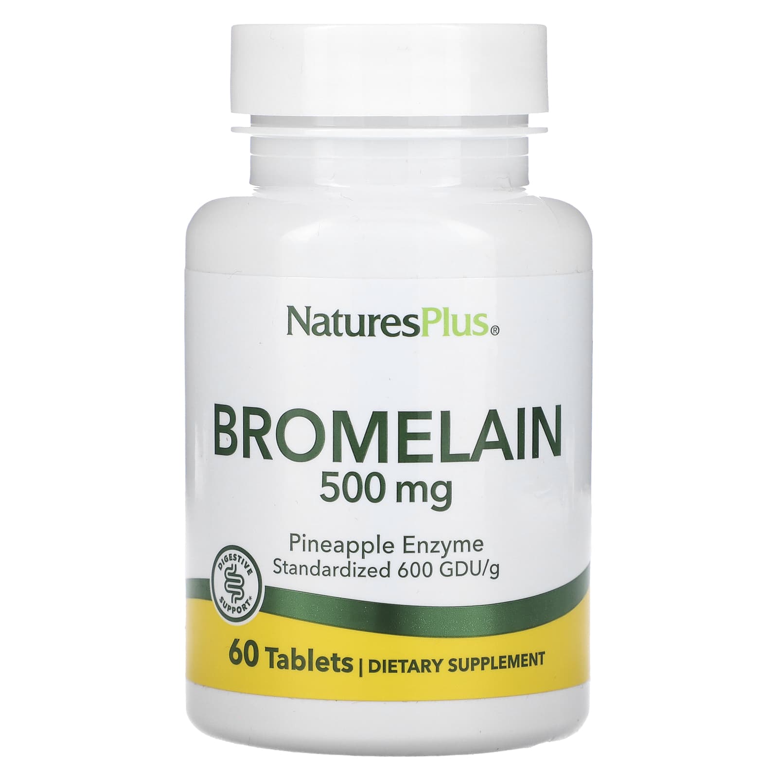 

Bromelain, 500Mg, 60 Tablets