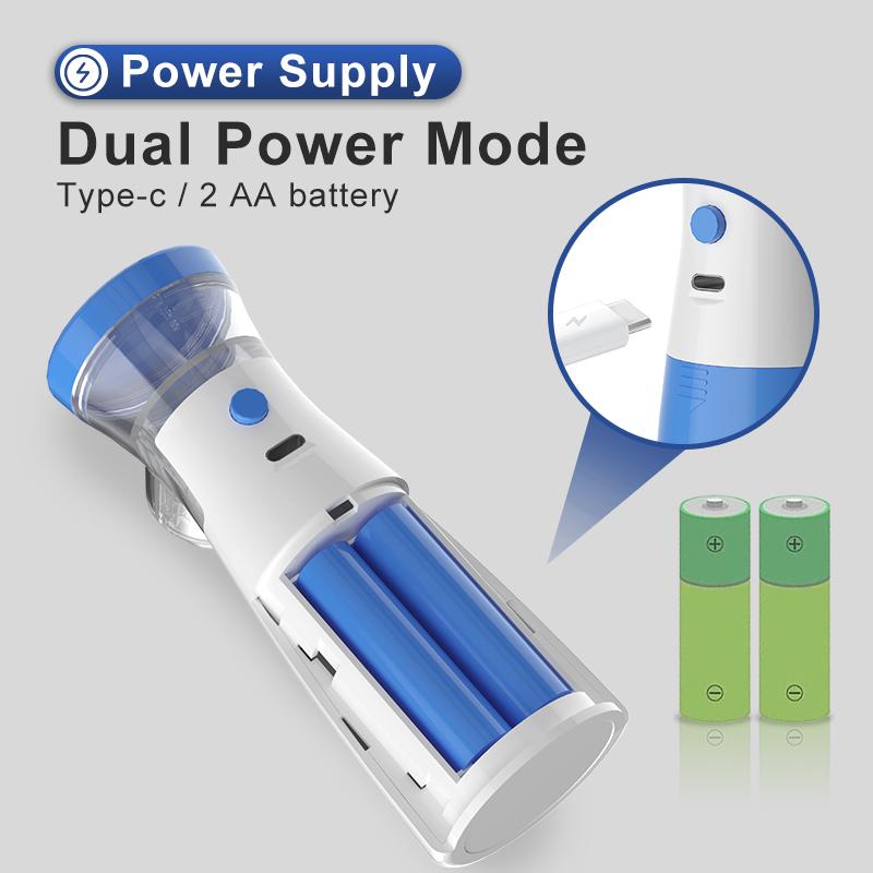 Handheld Nebulizers Ultrasonic Atomizers Portable Mute Asthma Inhaler Mini Nebulizer For Adults Children