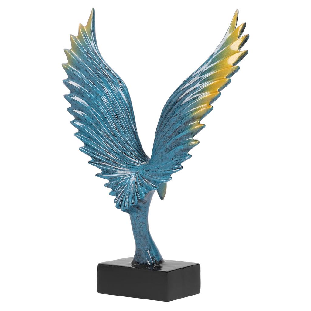 Resin Craftwork Sculpture Decoration Desktop Ornament Abstract Eagle Home Decor