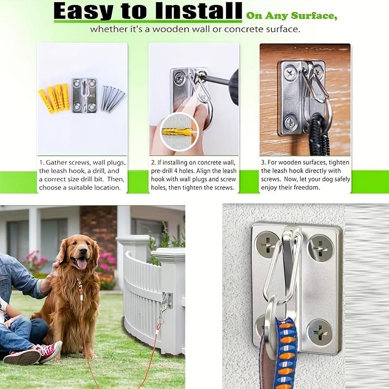 2KS Jednoduché pružinové háčky na kabáty Nástěnné háčky Lodní háčky Háčky na blatníky Věšák odolný proti úniku Pet příslušenství pro péči Výcvikový dvůr