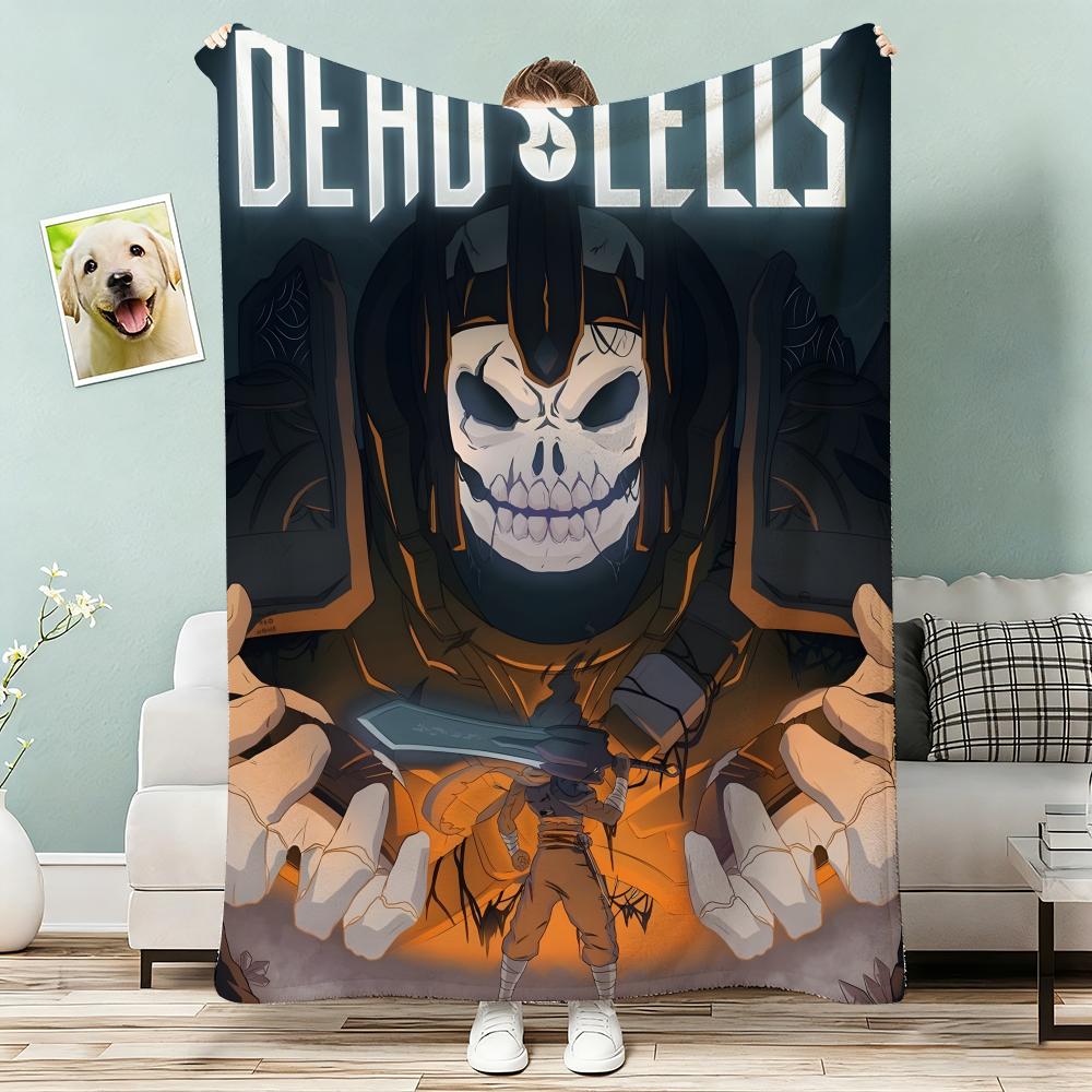 Dead Cells Throw Lightweight 240g Flannel Blanket Soft Skin-friendly for Summer Cooling 75x90cm