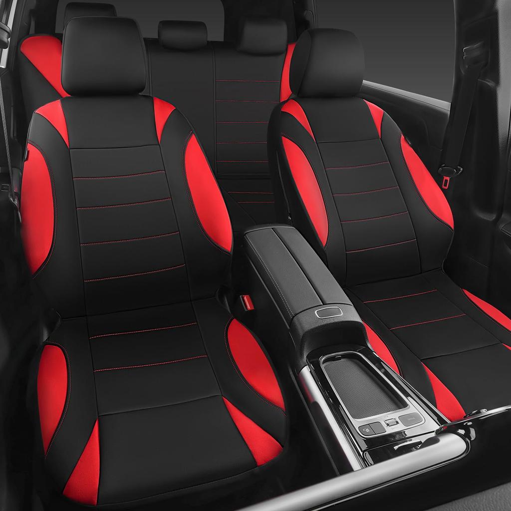 New Car Cushion Case Cover Front Car Seat Cover Car Accessories Universal PU Car Seat Cover Artificial Leather CushionFull Car Seat Cover