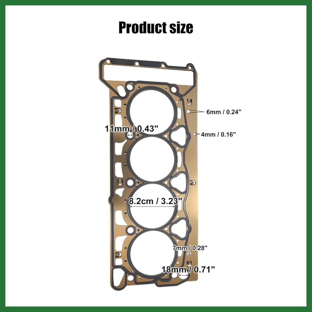 Motoforti Cylinder Head Gasket No.06H103383AF/06H-103-383-AF/06H103383AA/06H103383AC/06H103383AD for Volkswagen Tiguan 2009-2018 for VW Jetta