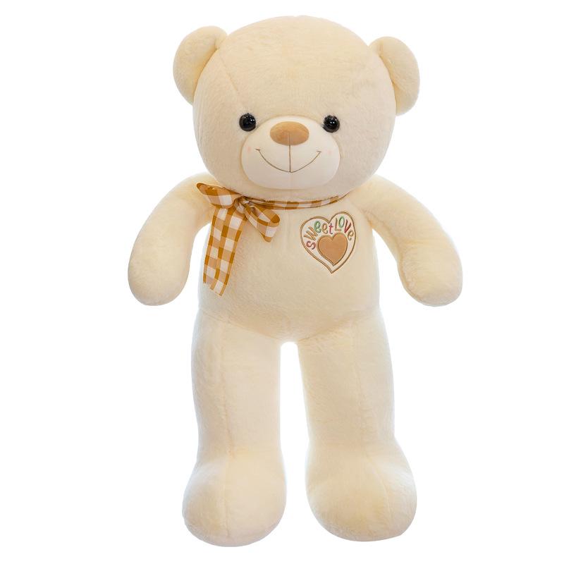 Sweet Ribbon Teddy Bear Plush Doll - Perfect Birthday Gift for Girls