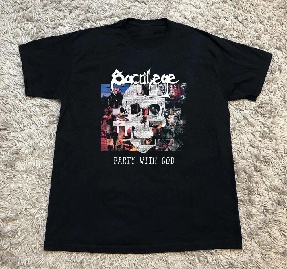 Sacrilege Band Black Cotton Shirt All size S5XL Unisex Unisex T-Shirt XL