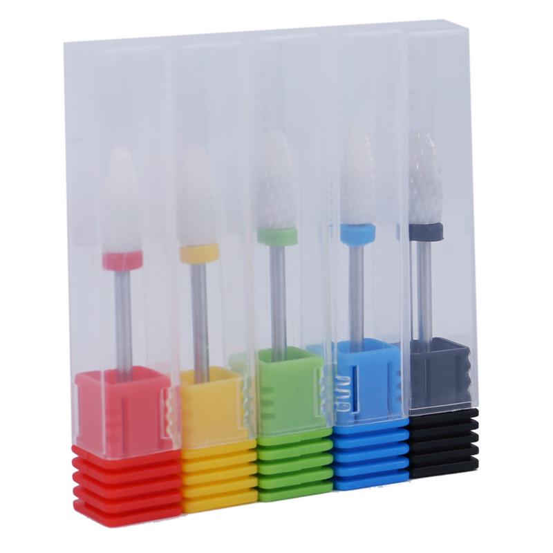 Nail Ceramic Grinding Head Single Corn Shape Nail Electric Grinder Special Accessories Grinding Head