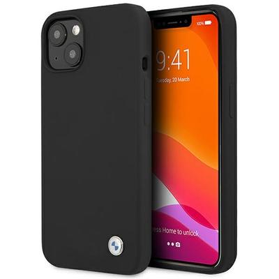 Bmw Bmhcp13Ssilbk Case for iPhone 13 Mini 5.4 Black/Black Hardcase Silicone Signature