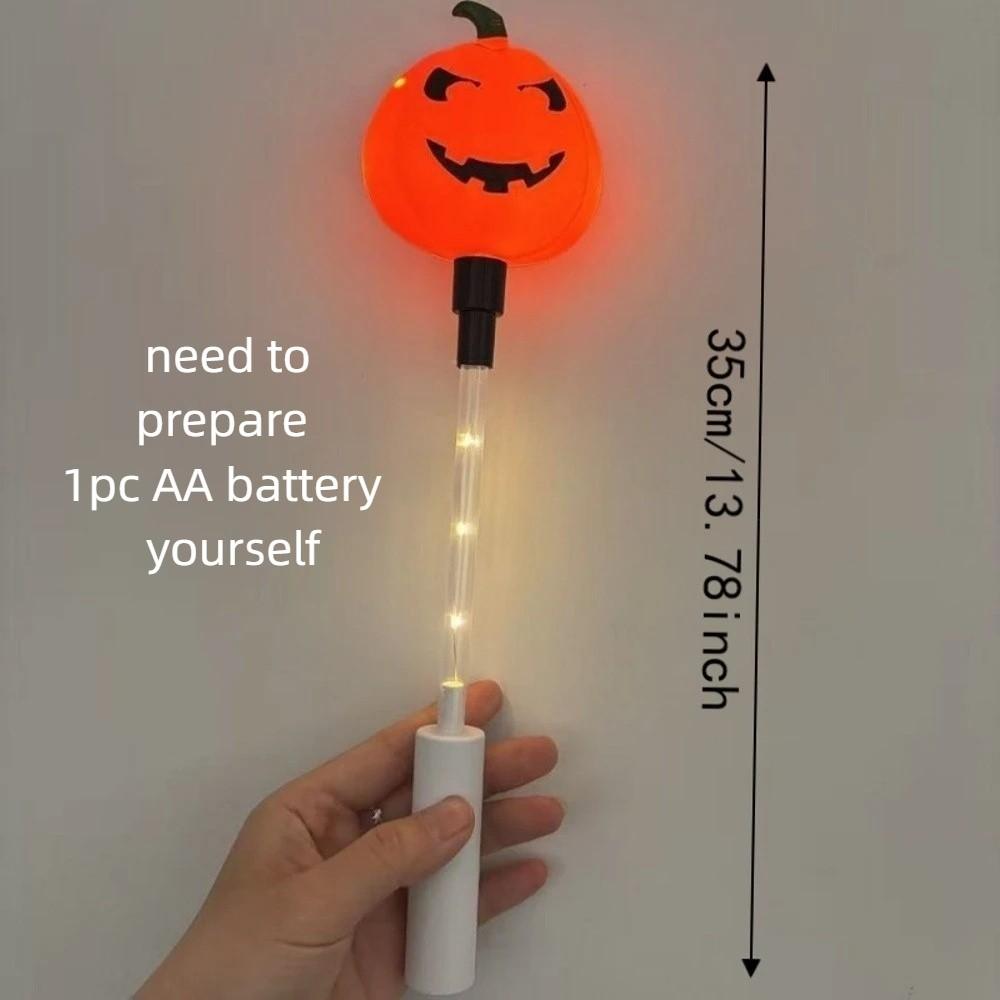 Ghost Halloween LED Glowing Stick Pumpkin Light Up Wand Party Light Stick Party Photography