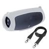 Silicone Cover for JBL Charge 5 Wi-Fi Speaker Waterproof Case Travel Carrying Protective Gel Soft Skin with Shoulder Strap