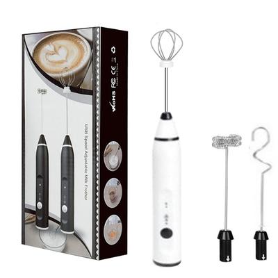 Milchaufschäumer USB Wiederaufladbar Mini Handheld Elektrischer Mixer Quirl Getränkemixer für Cappuccino