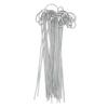 30Pcs 200mm Length Plant Label Hooks 2.0mm Diameter Stainless Steel Garden Markers Stake Durable Silver Garden Plant Sign Stake