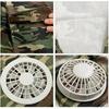 Airconditioneret Jakke Camouflage Køling Mænd USB Langærmet Solbeskyttelse Frakke med Ventilator til Kontoret