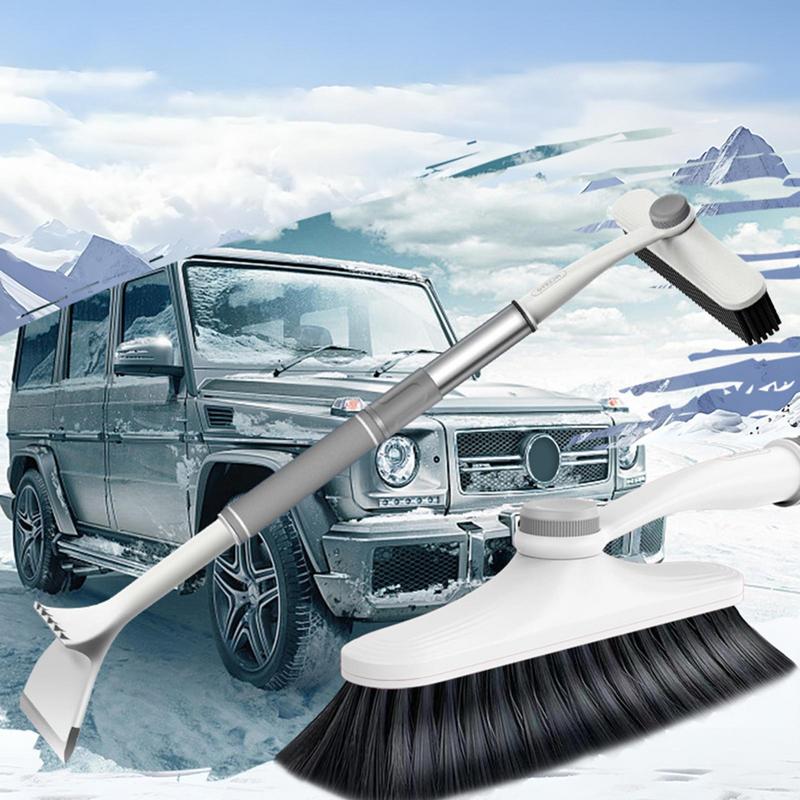 Snow Brush For Car Winter Snow Shovel Ice Scraper Tool Snow Remover With Foam Grip Portable Snow Removal Tool For Car Camping