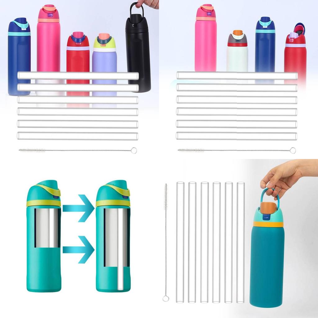 Premium Clear Replacement Straw For Owala Freesip Bottle Suitable For 24 And 40oz Bottles