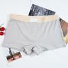 Women Underpants Slim Fit Solid Color Elastic Waistband Cotton Crotch Mid Waist Good Breathability Lady Boxers Female Daily Underwear