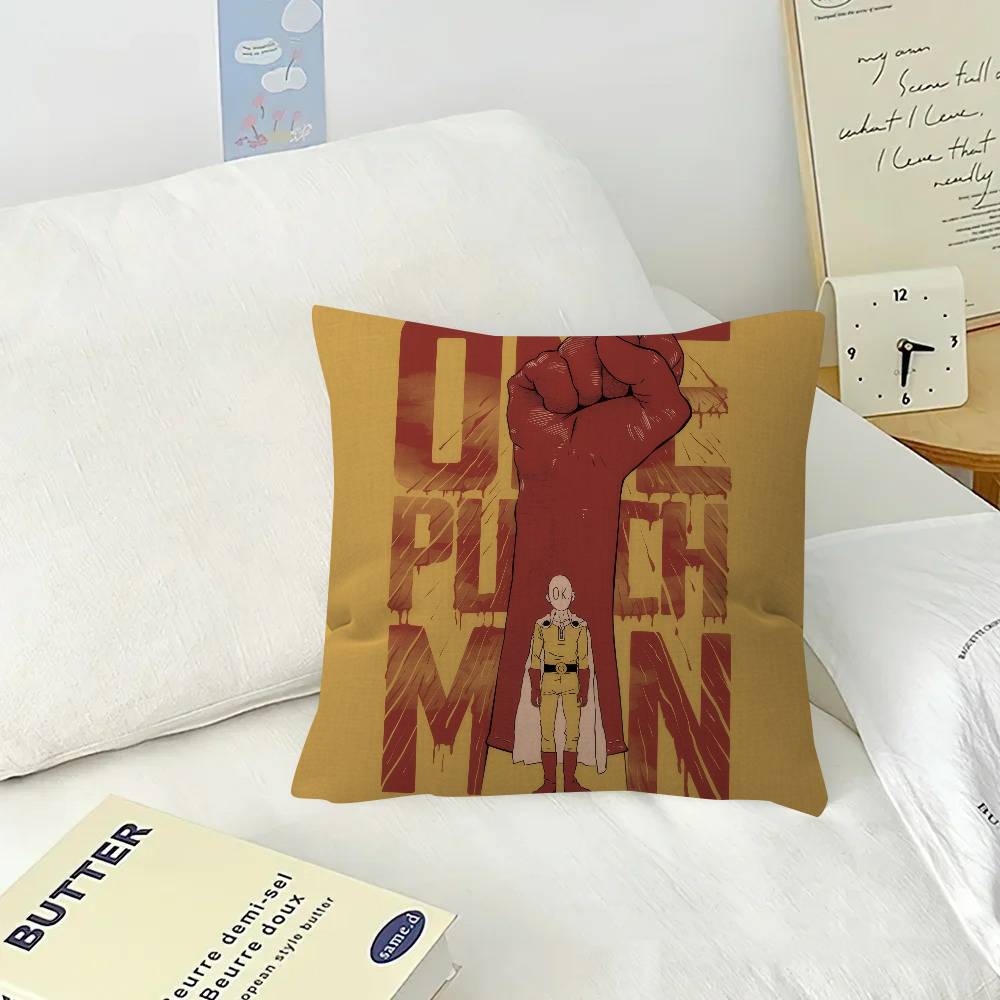 Anime One-Punch logo Man  Personalized Pillow Cover Kids Bedroom Wild Party Decor Pillowcase kid Birthday shower Gift