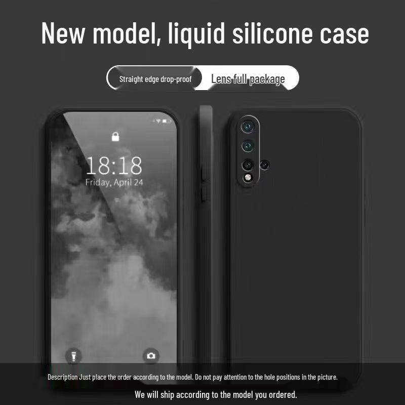 

Huawei nova5Pro Liquid Silicone Protective Phone Case - Full Coverage, Drop Protection, Solid Color, Skin-Friendly Feel Huawei nova5 Pro