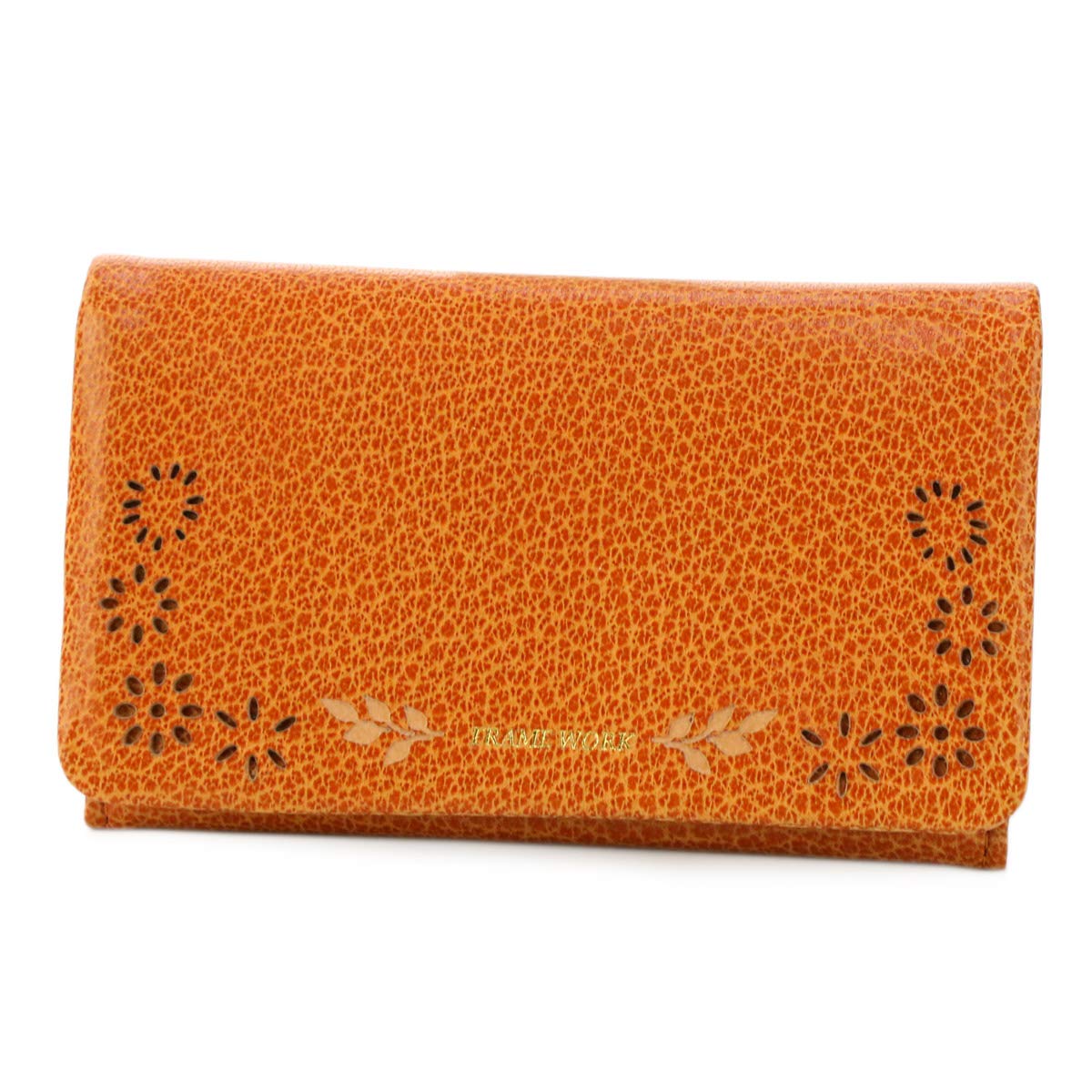 

Card Case Genuine Leather Pleuse Orange [Framework] Women s FW-41804-34 помаранчевий
