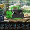 Car Voltage Inverter 300W Car Voltage Converter Inverter Digital Display Charger With 2 Sockets 4 USB Ports Plug Outlet For