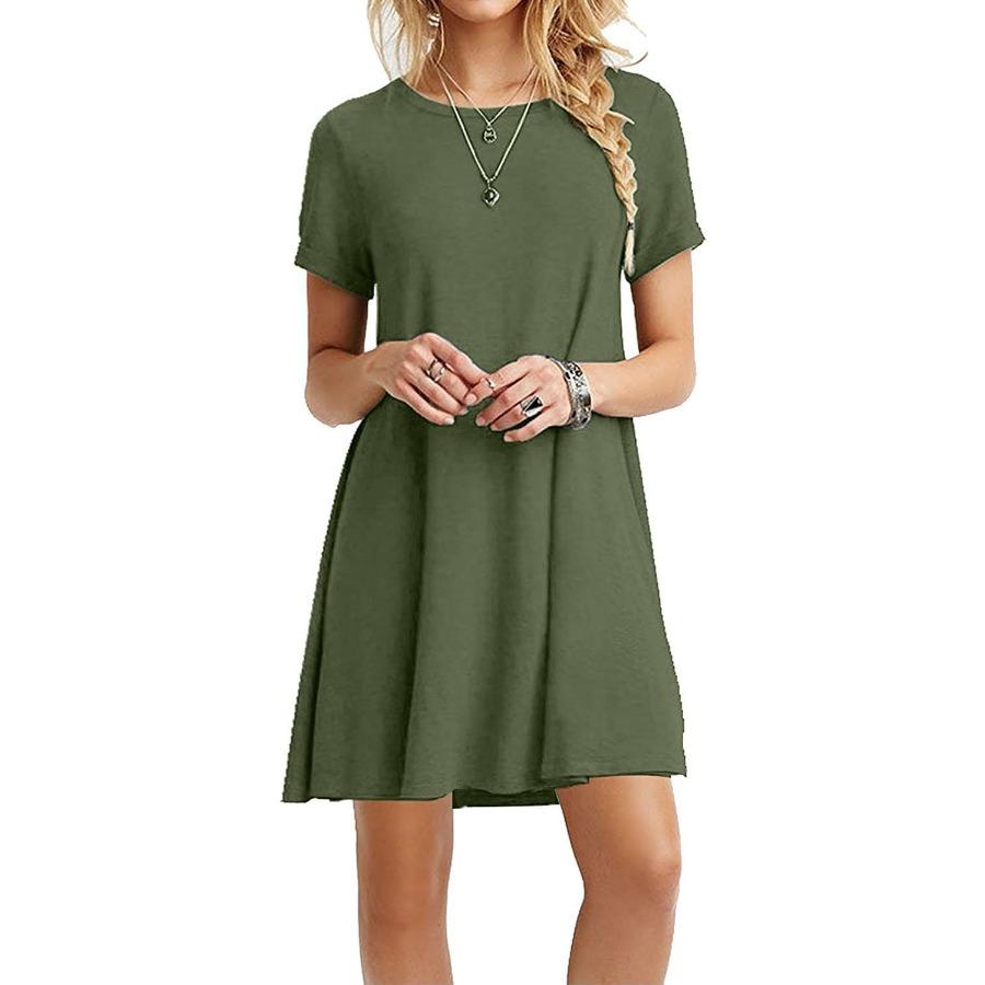 Short Sleeve Dress Women's New Summer Fashion Outdoor Clothing