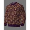 Men's Fashion Streetwear Brand Crew Neck Long Sleeve Sweatshirt, Spring/Autumn Men's Crew Neck Sweatshirt Top, Fall