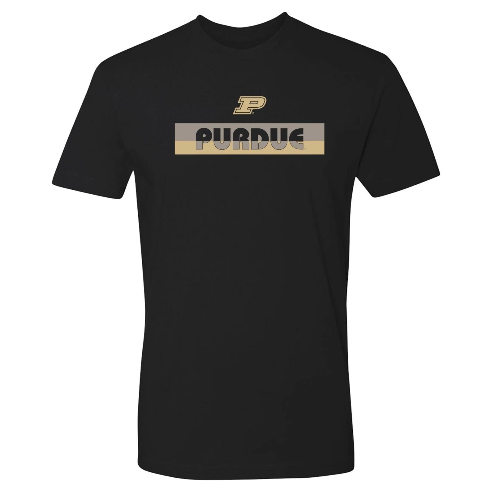 Purdue Boilermakers Split Bar NLA T-Shirt - Black M