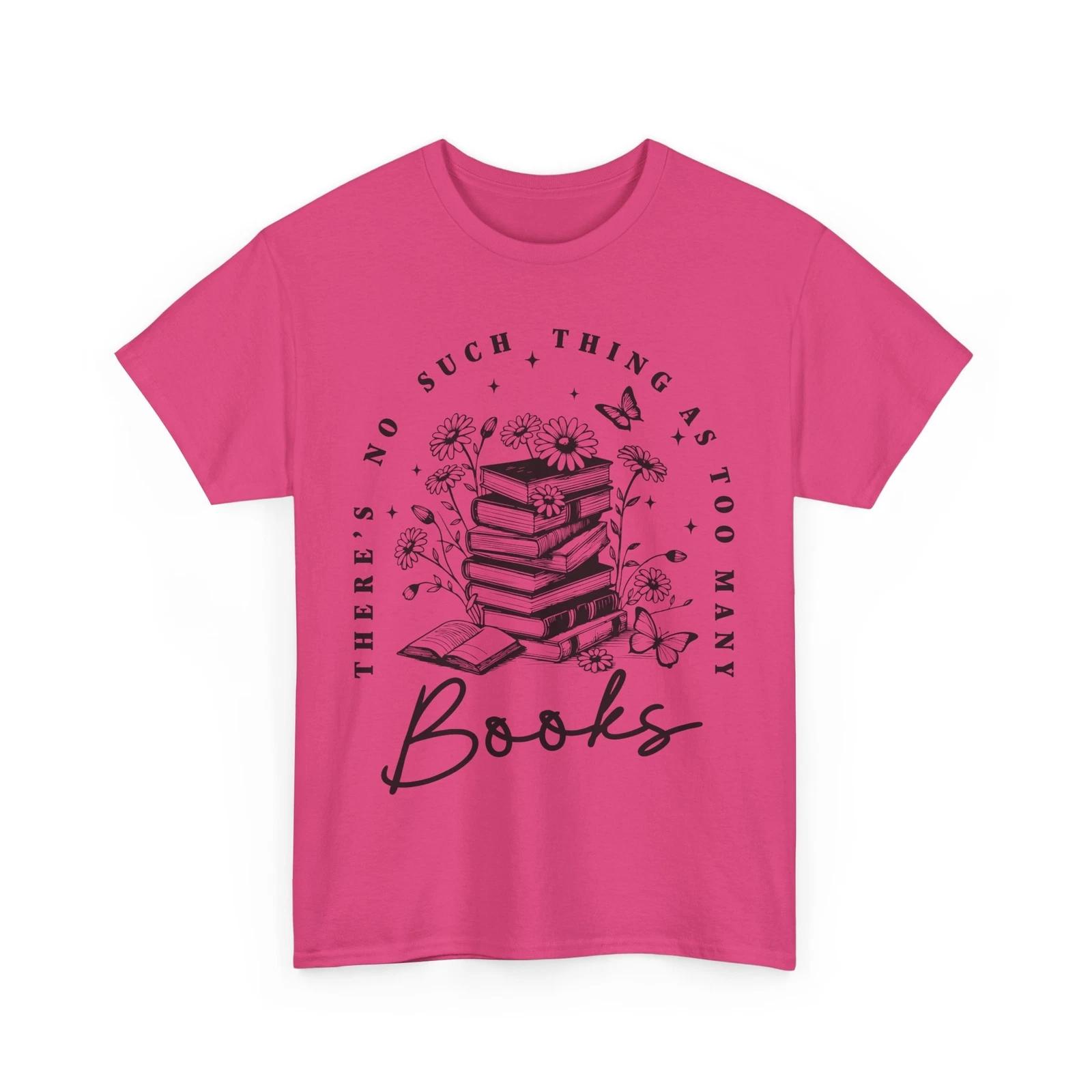 Book Lover T-Shirt | Funny Reading Shirt | Floral Books T-Shirt Bookish XL