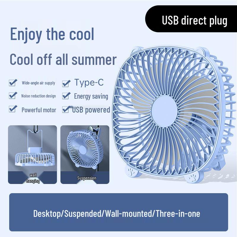 

Wall-Mounted Night Light Fan: Compact, Powerful, Long Battery Life for Home & Bedroom 20x9x20 cm