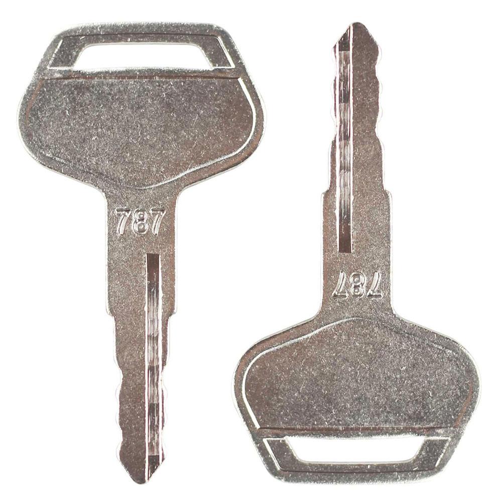 2Pcs Ignition Keys For Komatsu 787 Excavator, Dozer, Loader ELI80-0115, TR261434