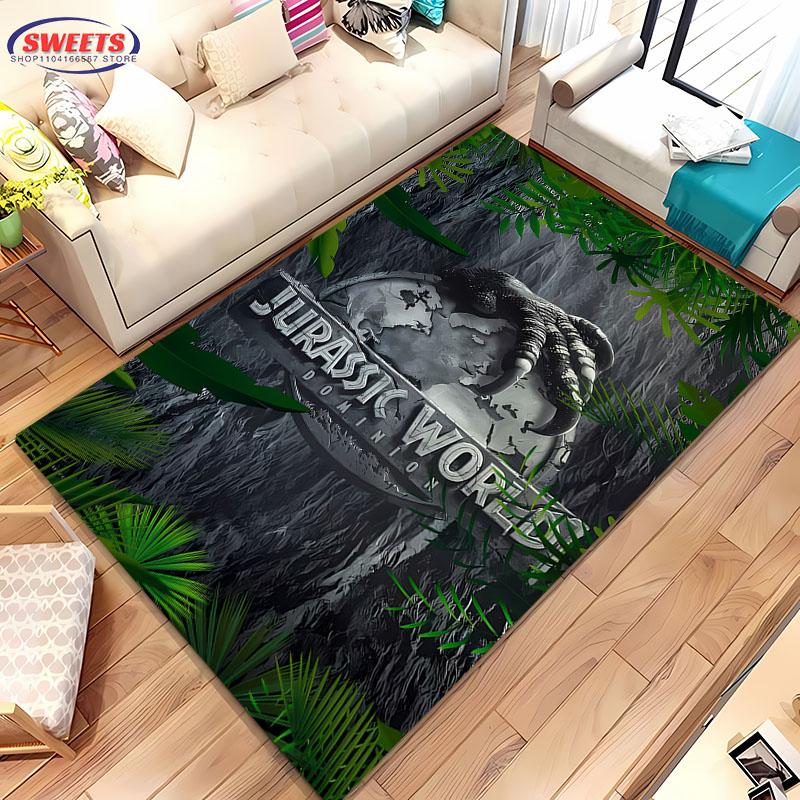 Klasický film Dinosauří P-Park Velký koberec pro domov Obývací pokoj Dětská ložnice Pohovka Rohožka Kuchyňská podlahová rohož Protiskluzová Dekorace