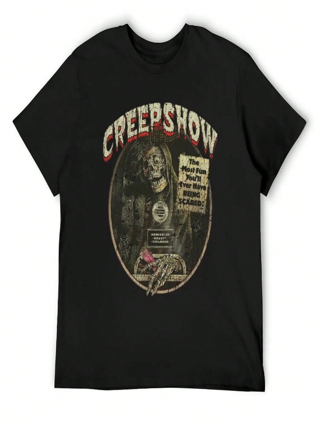 Creepshow 1982 T-Shirt Tops Animal Prinfor Boys Luxury Designer Graphic Tee Shirt unisex T Shirts S разноцветный