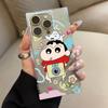Clear Square Back Tube Case Protection For iPhone 13 11 15 Plus 14 Pro Max 12 16 ProMax Anti-Oxygen,Similar Shin Pattern Casing