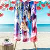 Superhero Clash: Epic Battle Unleashed Beach Towel Portable for Travel Beach Absorbent Bath Towel Swim Seaside Comfort Printing Fashion