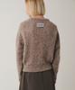 RAVEROUS Saddle Sleeve Vintage Sweater Beige