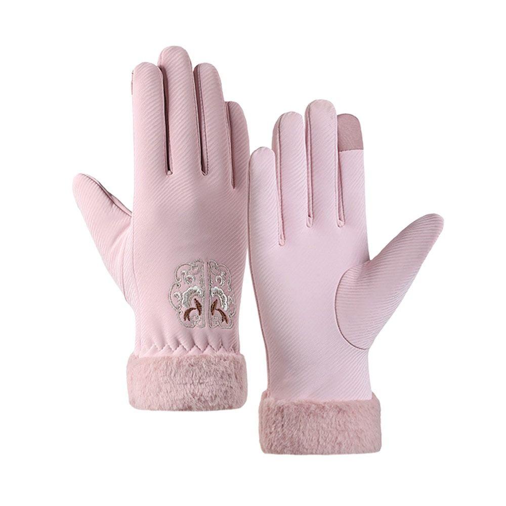 Touchscreen Cycling Gloves Windproof Outdoor Sports Gloves Fashion Winter Gloves for Women