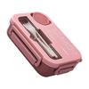 Portable Lunch Box Lunchable Food Container Food Storage Box With Fork, Spoon Meal Preps Container for Home Office