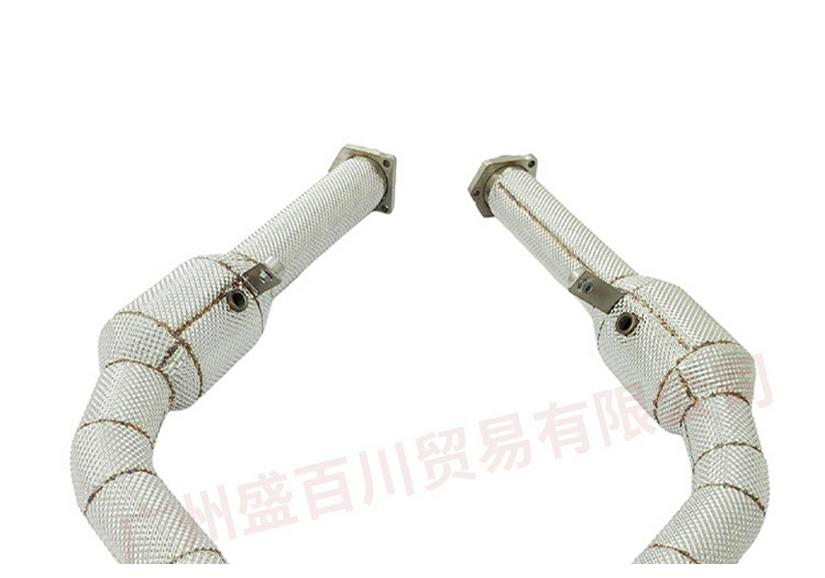 Stainless Steel Exhaust Manifold & Heat Shield for Mercedes G63 AMG W463 5.5TT